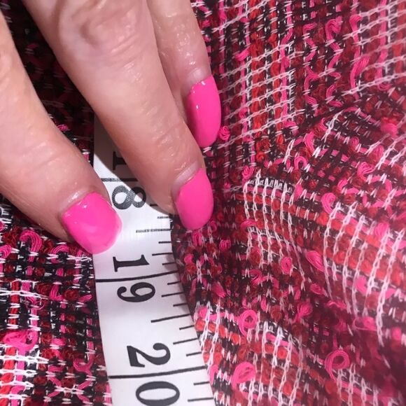 NWT melloday size XS petite pink tweed blazer - Picture 12 of 16